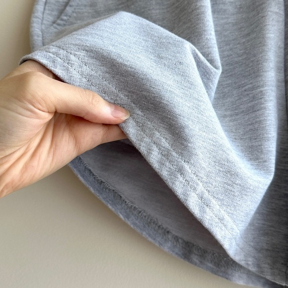 Amazon Grey High Waisted Sweat Shorts, Activewear Shorts, Size Medium - Picture 7 of 15